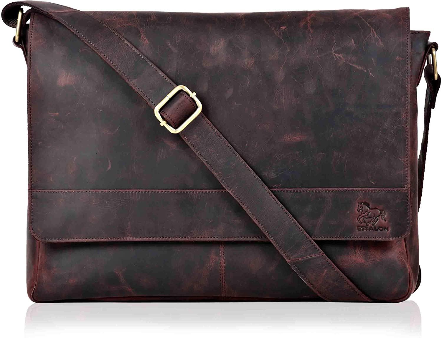 laptop messenger leather bags
