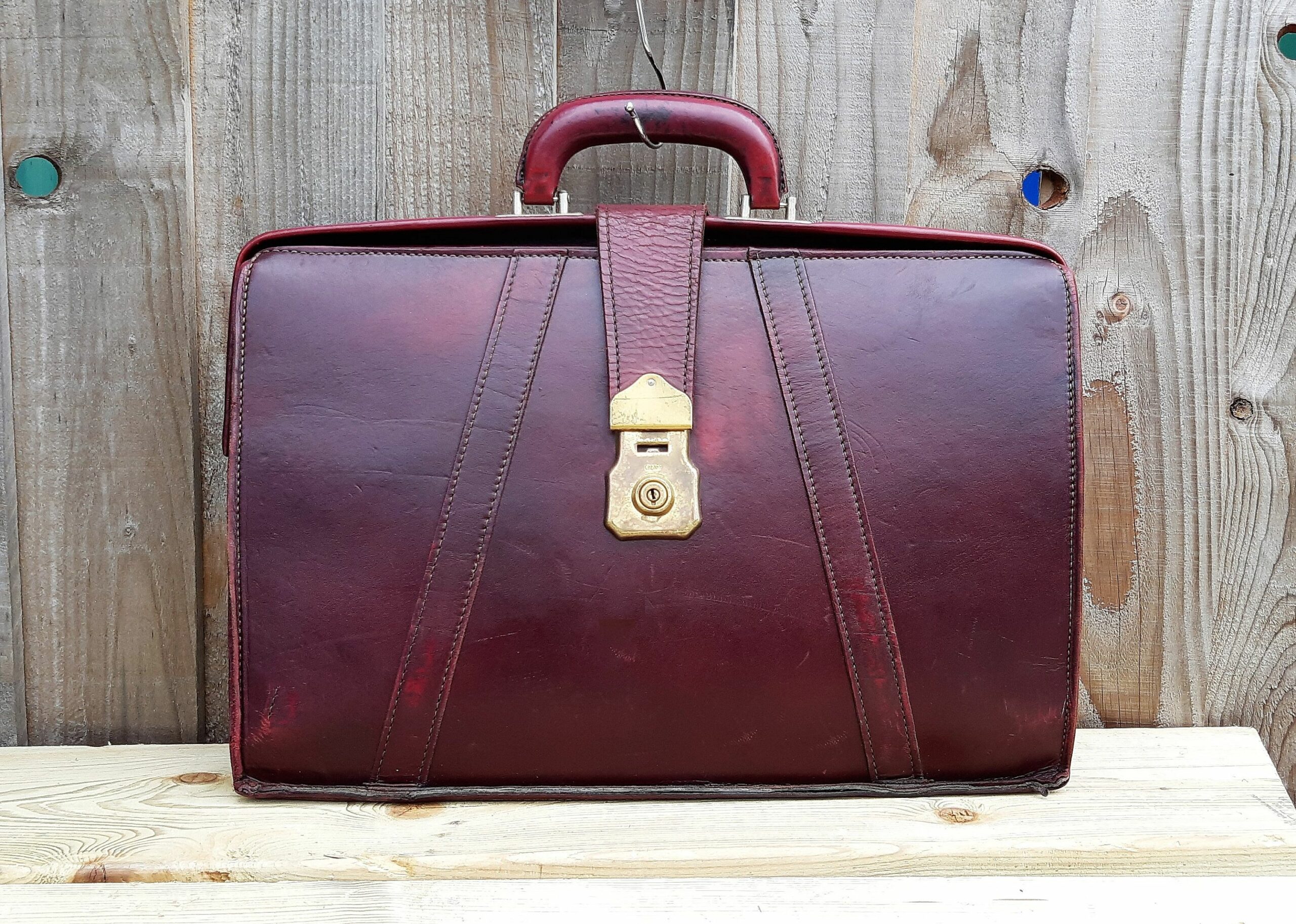 leather attache briefcases