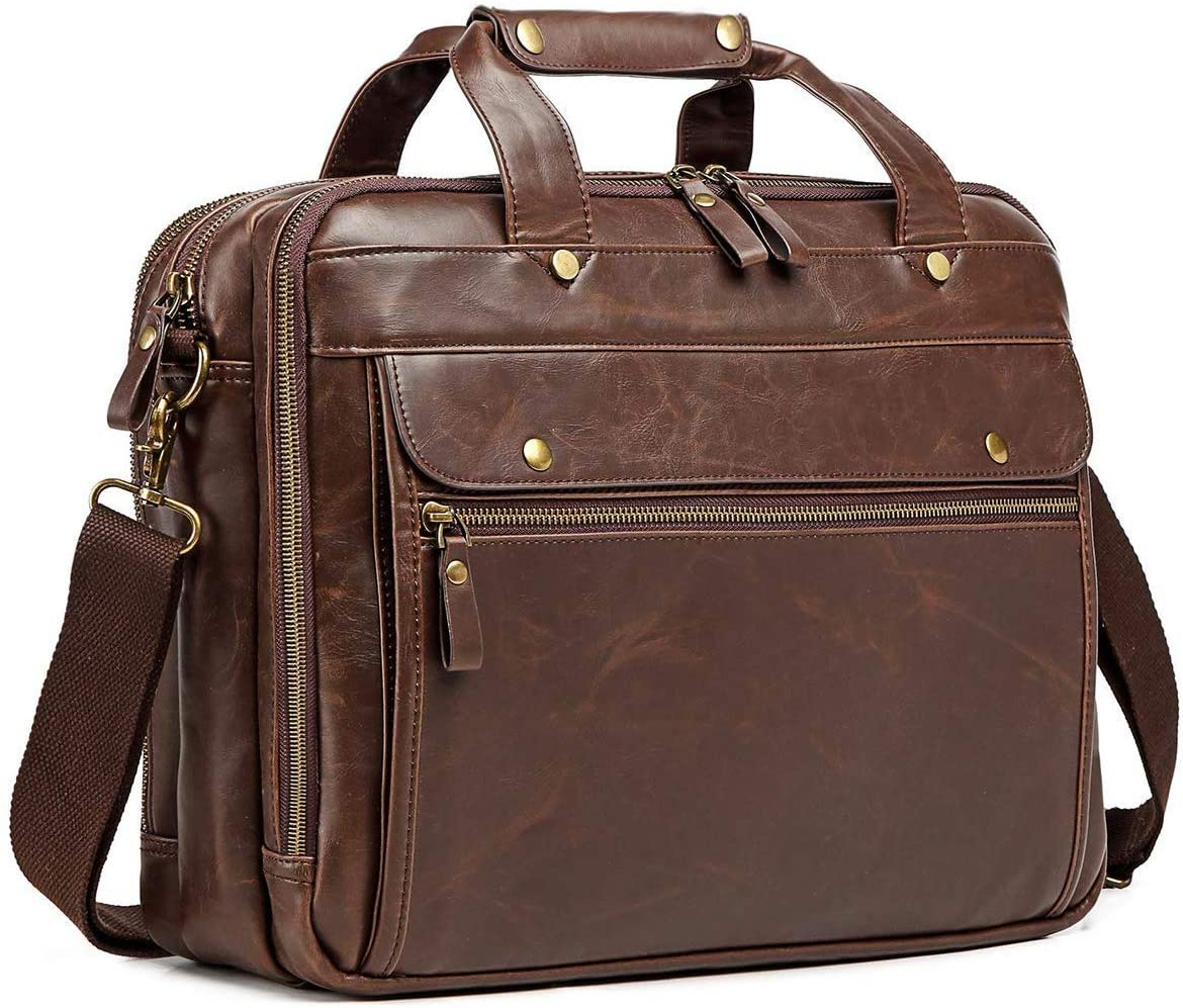 leather laptop briefcases