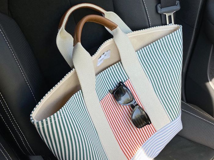 rue de verneuil’s tool xl canvas tote bag