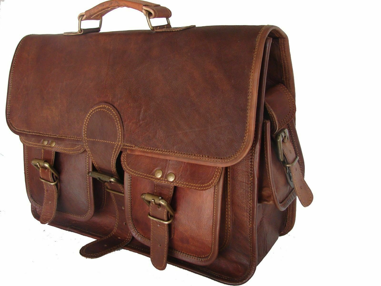 satchel messenger leather bag