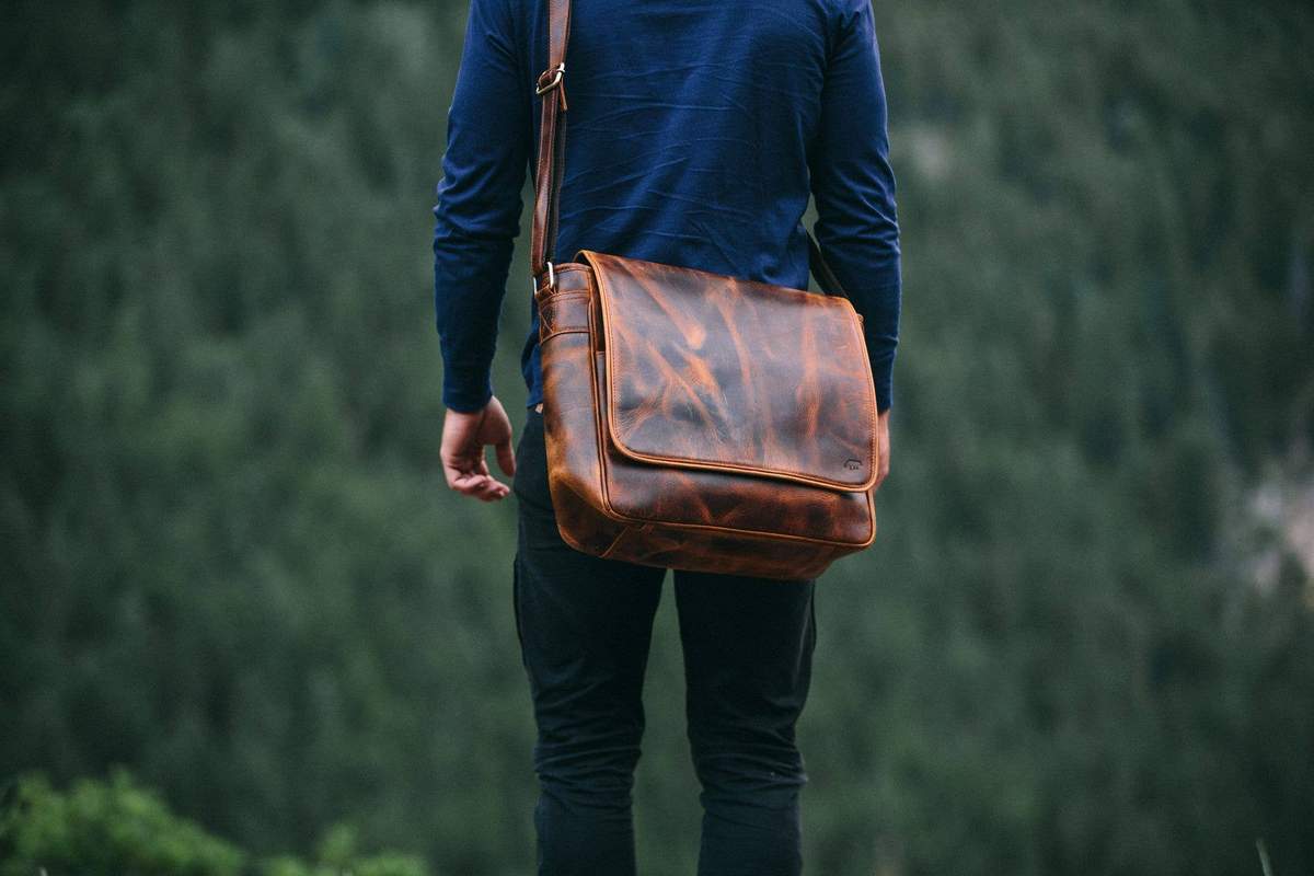 the kasilof leather satchel