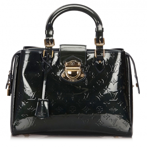 Louis Vuitton 2000s Black Vernis Bird Leather Handbag · INTO