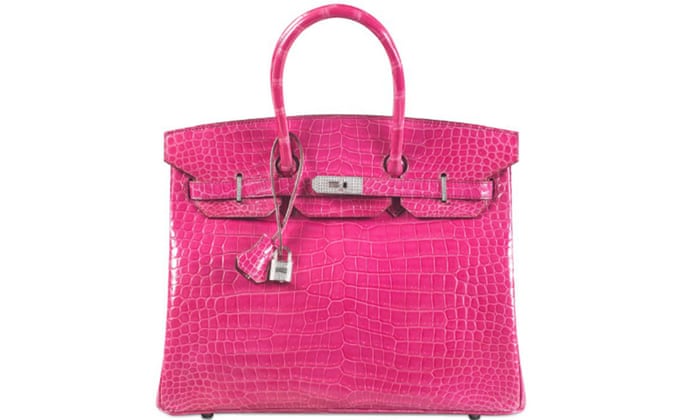 hermes fuchsia diamond studded birkin bag