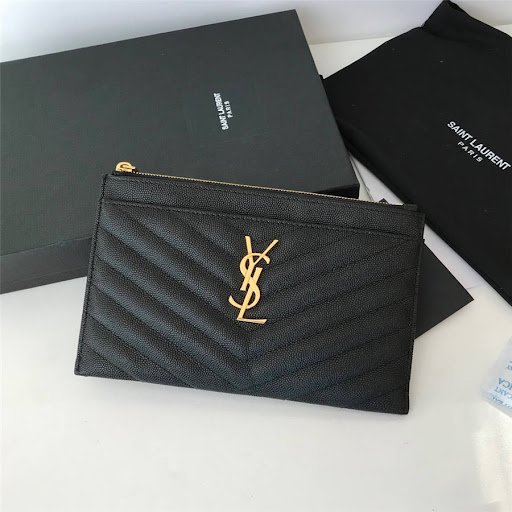 ysl quilted clutch