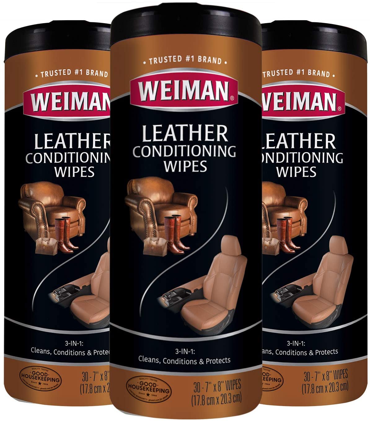 Weiman Leather Cleaner Wipes are Essential