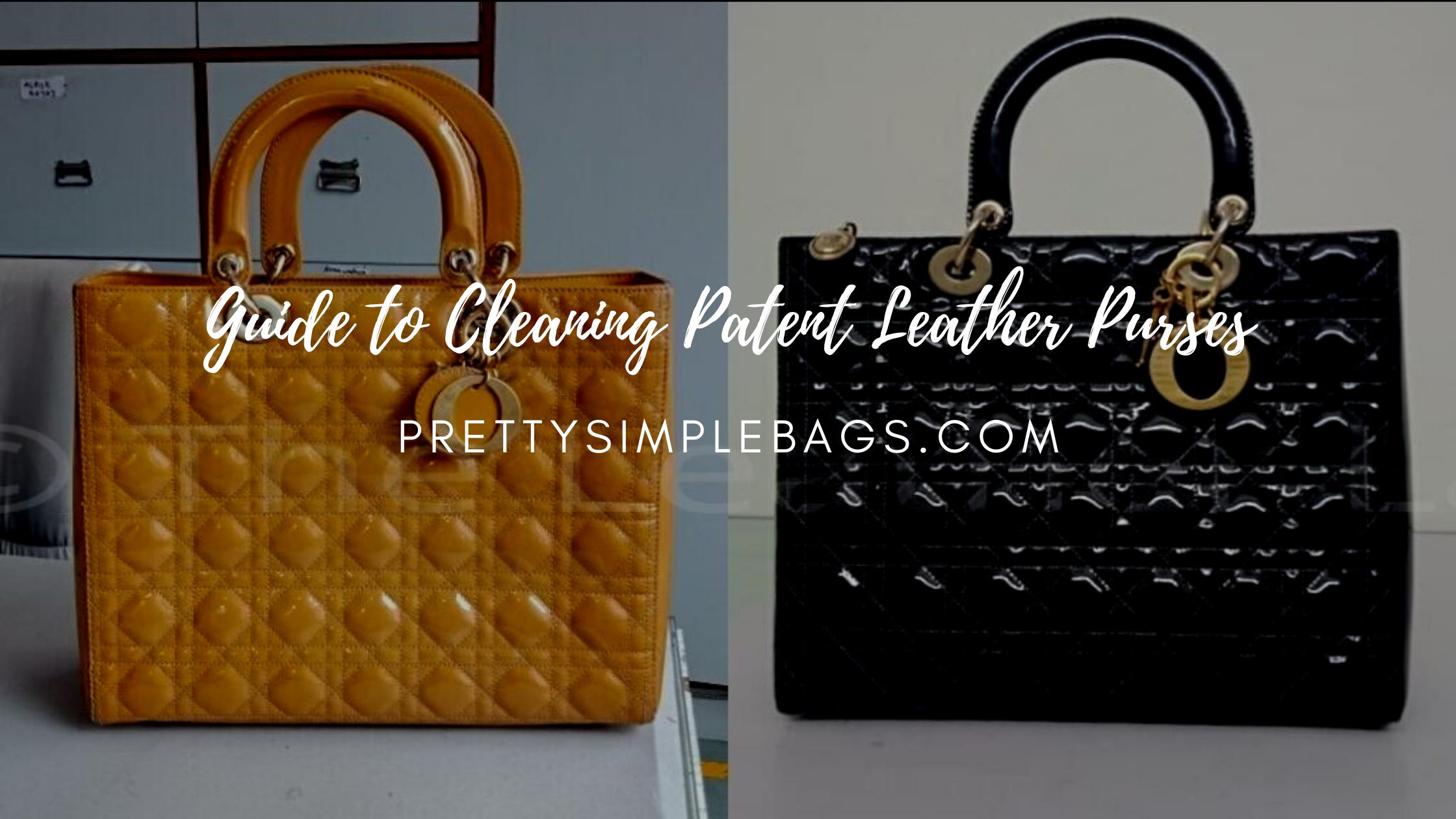 cleaning patent leather purses