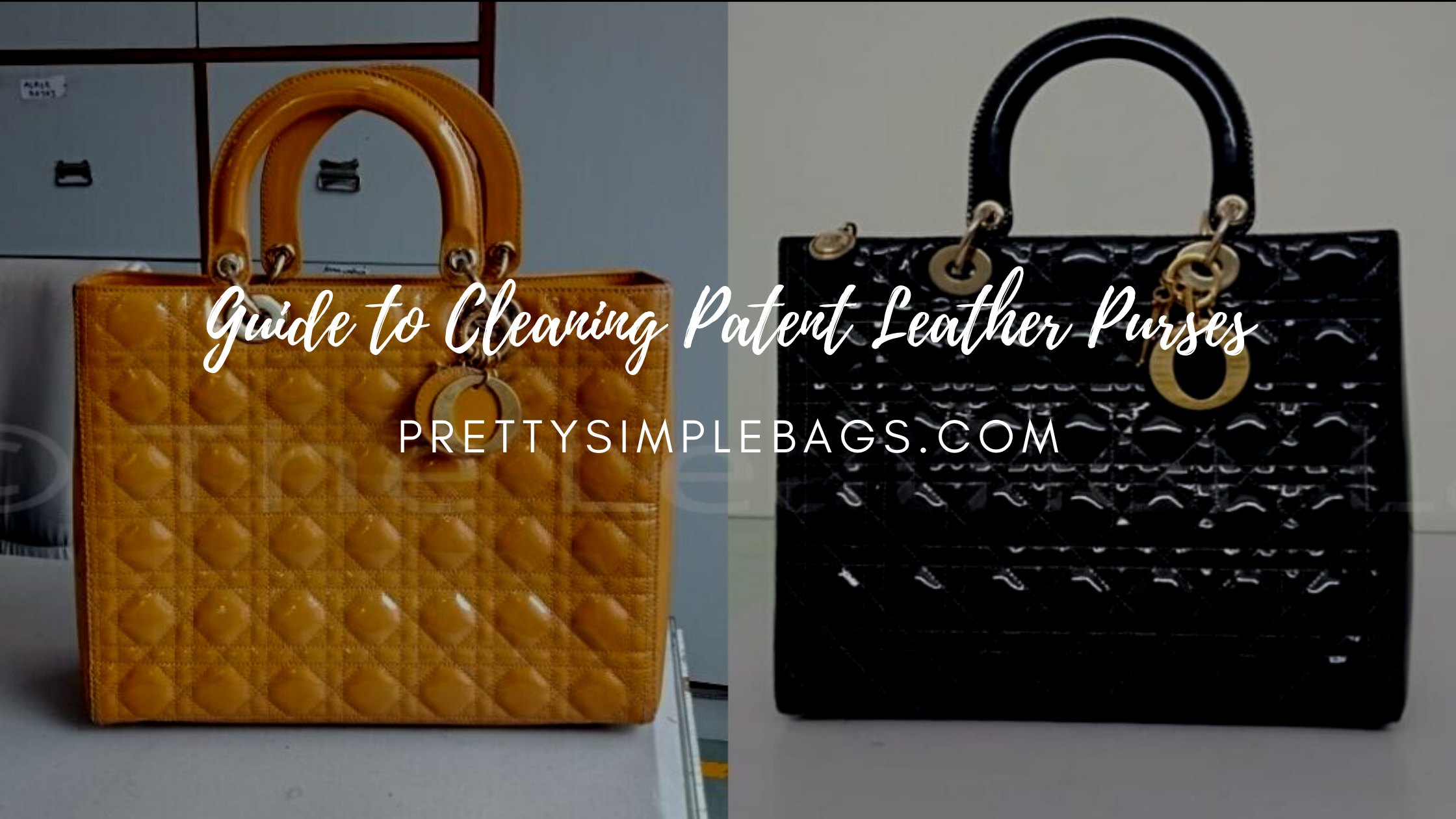 how to clean vintage patent leather bag｜TikTok Search