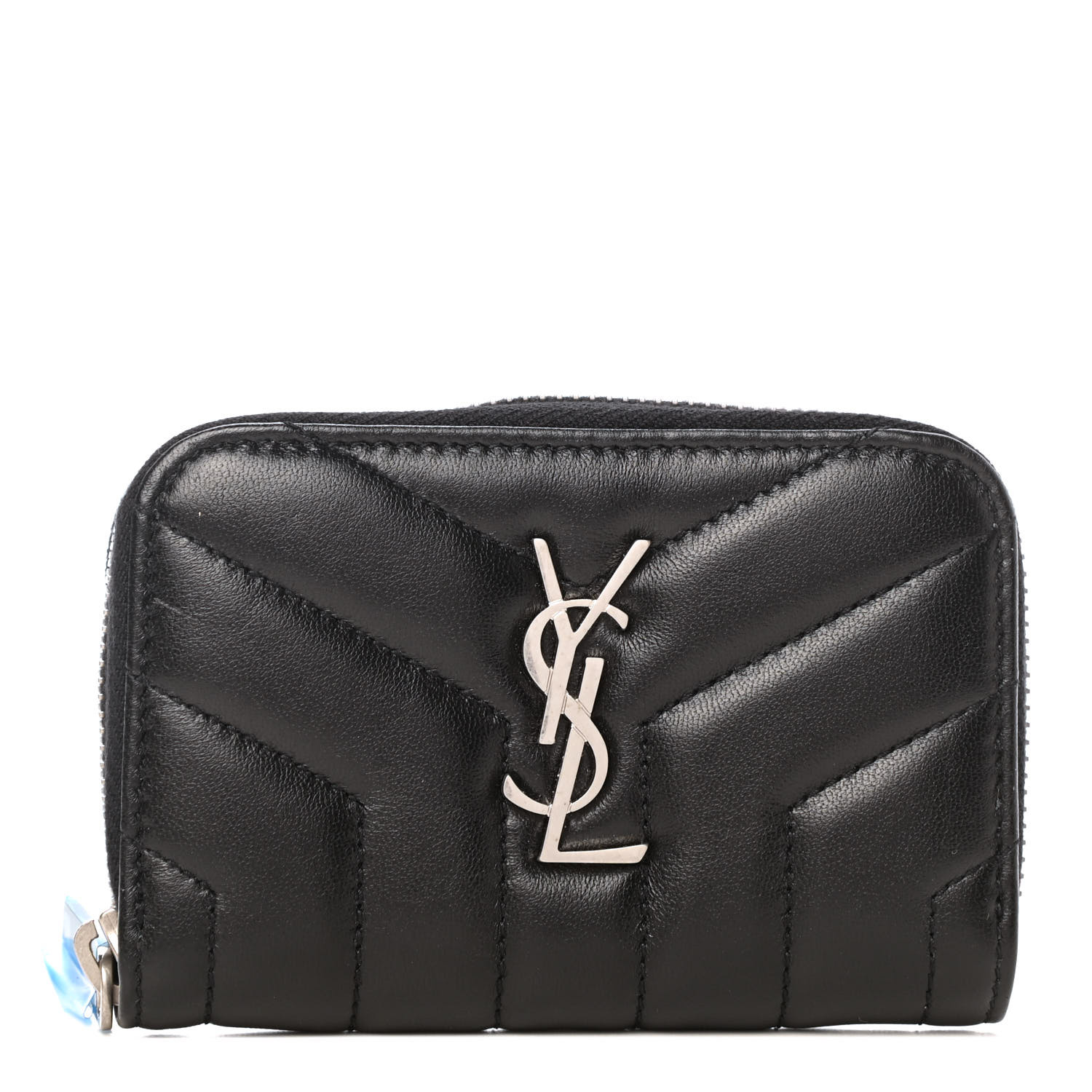 Monogram Quilted Zip-Top Bag by YSL