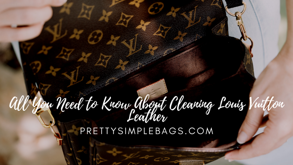 All You Need to Know About Cleaning Louis Vuitton Leather (Vachetta too!) -  Pretty Simple Bags