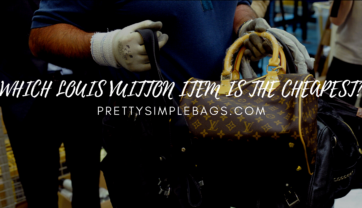 WHICH LOUIS VUITTON ITEM IS THE CHEAPEST?