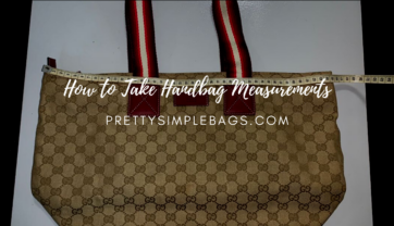 How to Take Handbag Measurements